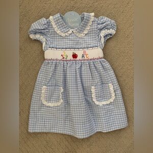 Classic Whimsey Smocked School Dress